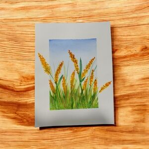 Hand-Painted Floral Art Print